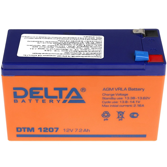Батарея для ИБП Delta DTM 1207 (12V, 7.2Ah)