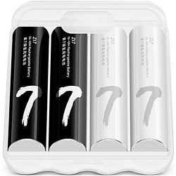 Аккумулятор XIAOMI R03 700mAh (уп.4 шт + чехол) (AA 711), черно-белый