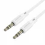 Кабель Jack 3.5 <--> Jack 3.5 1.0м BOROFONE BL18 белый