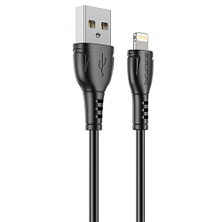 Кабель USB <--> Lightning  1.0м BOROFONE BX51 черный