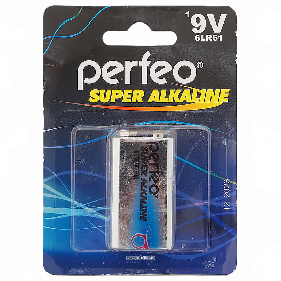 Элемент питания PERFEO 6LR61 BL-1