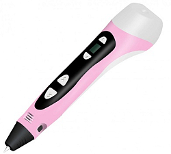 Ручка 3D CACTUS CS-3D-PEN-C-PN PLA ABS LCD розовый