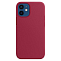 Задняя накладка SILICON CASE для iPhone 12 mini бордовый