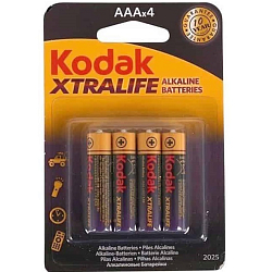 Элемент питания KODAK LR03 BL-4  XTRALIFE [K3A-4]
