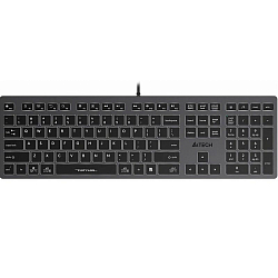 Клавиатура A4TECH FX60 Fstyler серый/белый, USB