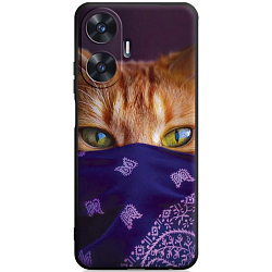 Силиконовый чехол DF для Realme C55 DF rmCase-32 (black) Art003