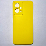 Задняя накладка Мобилис для Xiaomi Redmi Note 12 (5G), желтый , матовая с защитой камеры