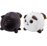 Игрушка пищалка мягкая заводная Котик, высота 14 см, WOOZOO 666195