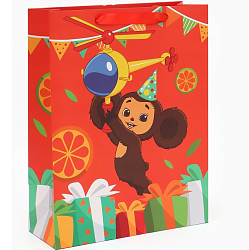 Пакет 31×40×11.5 см, упаковка, Чебурашка 9877713