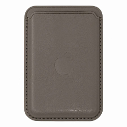 Кошелек для карт Leather Card Holder с анимацией (крепкий магнит) (Darck Grey)