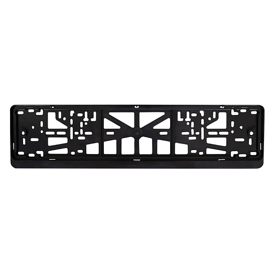 Рамка номерного знака AVS RN-01 односоставная (чёрная)