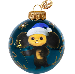 Шар "Чебурашка 6", 80 мм., в подарочной упаковке, КУ-80-254054