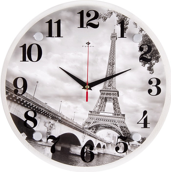 Часы настенные РУБИН "Эйфелева башня" 93030-364)