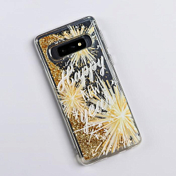 Задняя накладка NONAME для Samsung S10 «Новый Год», 7,04 × 15,0 см