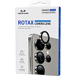 Противоударное стекло для камеры KEEPHONE ROTAX CAMERA LENS для Samsung S25 ULTRA SILVER