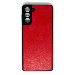 Силиконовый чехол NONAME для Samsung Galaxy S21 Plus красный под кожу 