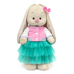Мягкая игрушка Зайка Ми в бомбере и юбочке , 32 см (StM-685)