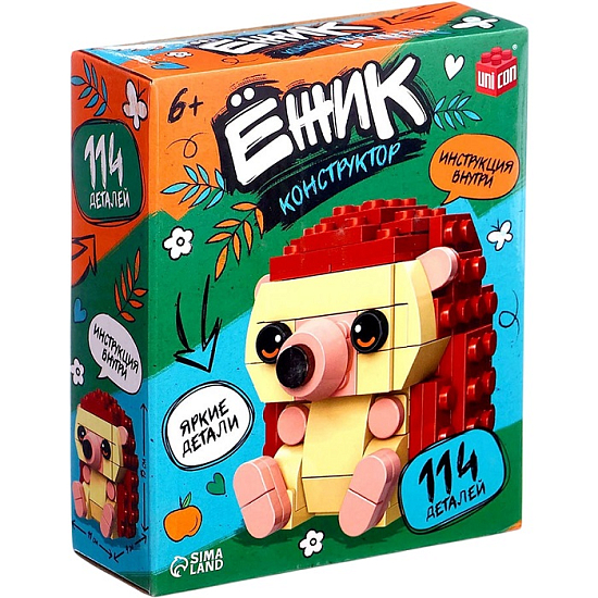 Конструктор UNICON «Ежик», 114 деталей 10724809