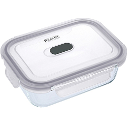 Контейнер REGENT Linea Desco 0,6л стекляный герметичный прямоугольный