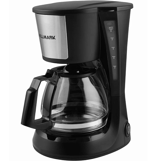 Кофеварка капельная WILLMARK WCM-1255D черный