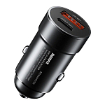 Авто ЗУ 1USB/1Type-C REMAX RCC361, черный