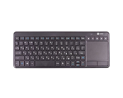 Клавиатура БП HARPER KBT-101 черная, USB, с тачпадом
