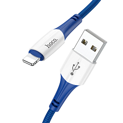 Кабель USB <--> Lightning  1.0м HOCO X70 Ferry, синий
