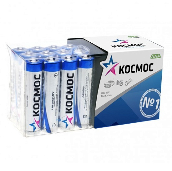 Элемент питания КОСМОС LR03 BOX-24 (24/480)