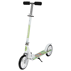 Самокат GRAFFITI, колеса PU 200 мм, ABEC 9, цвет белый   5358828