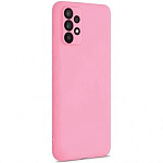 Задняя накладка SILICONE CASE для Samsung Galaxy A32 (Розовый)