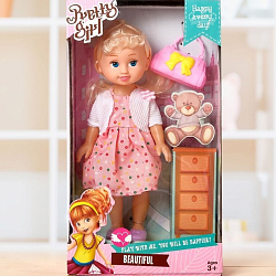 Кукла классическая «Наташа» в платье, с аксессуарами, МИКС