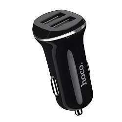 Авто ЗУ 2USB 2.1A HOCO Z1 microUSB чёрный