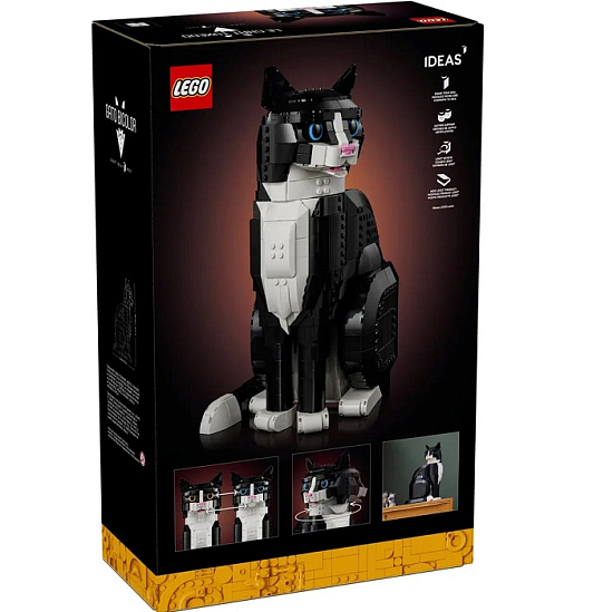 Конструктор LEGO Ideas 21349 Кот окраса «Смокинг»
