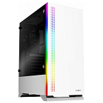 Корпус ZALMAN S5 WHITE, ATX, WINDOW, 2xCOMBO (3.5" or 2.5"), 4x2.5", 2xUSB2.0, 1xUSB3.0, FRONT 1x120mm, REAR 1x120mm RGB