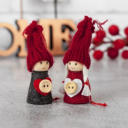 Игрушка - подвеска «Малыш с пуговкой», МИКС