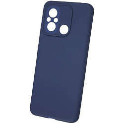 Задняя накладка GRESSO. Коллекция Меридиан для Xiaomi Redmi 12C (2023) темно-синий