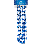 Бусы Волшебная страна Эллипс размер 2см, длина 2,7м, цвет синий 104066