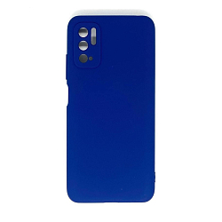Задняя накладка SILICONE COVER для Xiaomi Poco M3 Pro синий