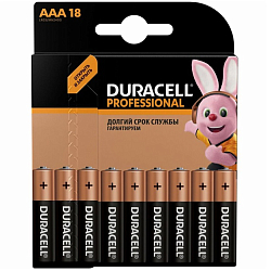 Элемент питания DURACELL LR03 PROFESSIONAL BL-18 (18/180/36540)