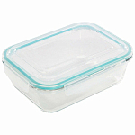 Контейнер DIAFANO,1500 мл, из жаропроч стекла с крыш. из пласт, темп режим -40 до +300С арт. 005473