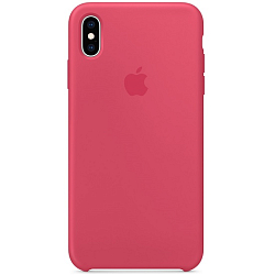 Силиконовый чехол SILICONE CASE для iPhone XS Max Hibiscus (c LOGO)