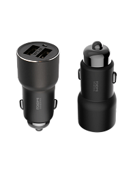 Авто ЗУ 2USB 2.4A/3.4A XIAOMI Roidmi Music черный с FM-трансмиттером