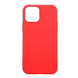 Силиконовый чехол STR для iPhone 13 тонкий (красный)
