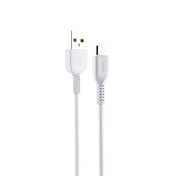 Кабель USB <--> microUSB  3.0м HOCO X20 белый