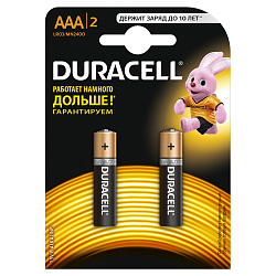 Элемент питания DURACELL LR03 BL-2 BASIC CN