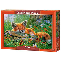 Пазл CASTORLAND 500 "Лисьи мечты" 