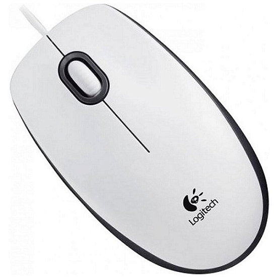 Мышь LOGITECH M100 White USB