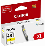 Картридж струйный Canon CLI-481XL Y 2046C001 желтый для Canon Pixma TS5140/6140/8140/8540