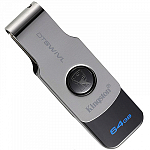 USB 64Gb Kingston DataTravele Swivl  металл