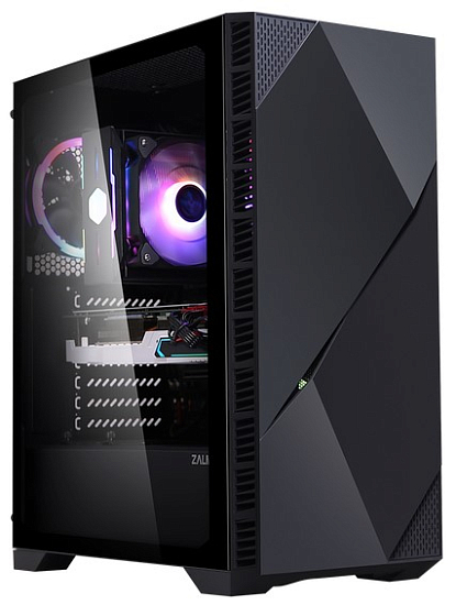 Системный блок игровой TOP BLACK 230502 (Core i5-12400F/ 16GB DDR4/  1TB SSD/ RTX3060Ti/ DOS)
